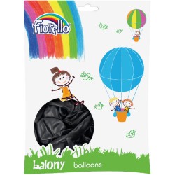 BALONY 12&8243 METAL CZARNY Fiorello