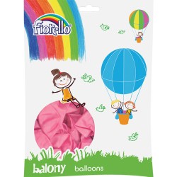 BALONY 12&8243 METAL RÓŻOWY Fiorello