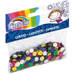 Cekiny confetti GR-C14- 7 kółko łamane Fiorello