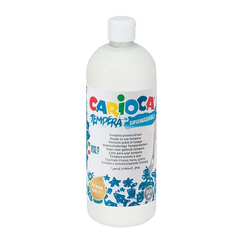 Farba Carioca tempera 1000 ml (KO030/01) biała