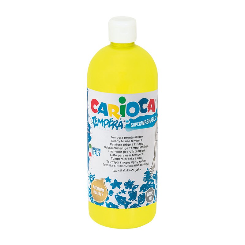 Farba Carioca tempera 1000 ml (KO030/03) żółta