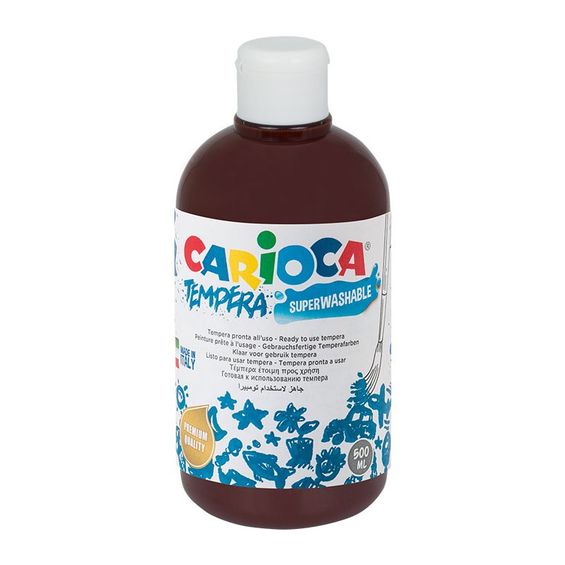 Farba Carioca tempera 500 ml (KO027/06) brązowa