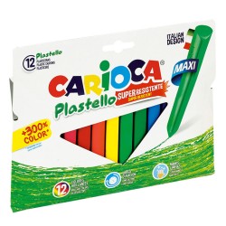 Kredki CARIOCA Plastello Jumbo 12 kol. (42671)