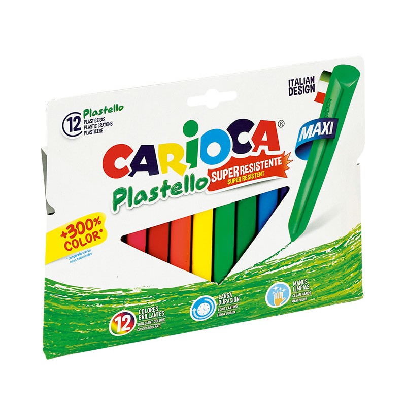 Kredki CARIOCA Plastello Jumbo 12 kol. (42671)