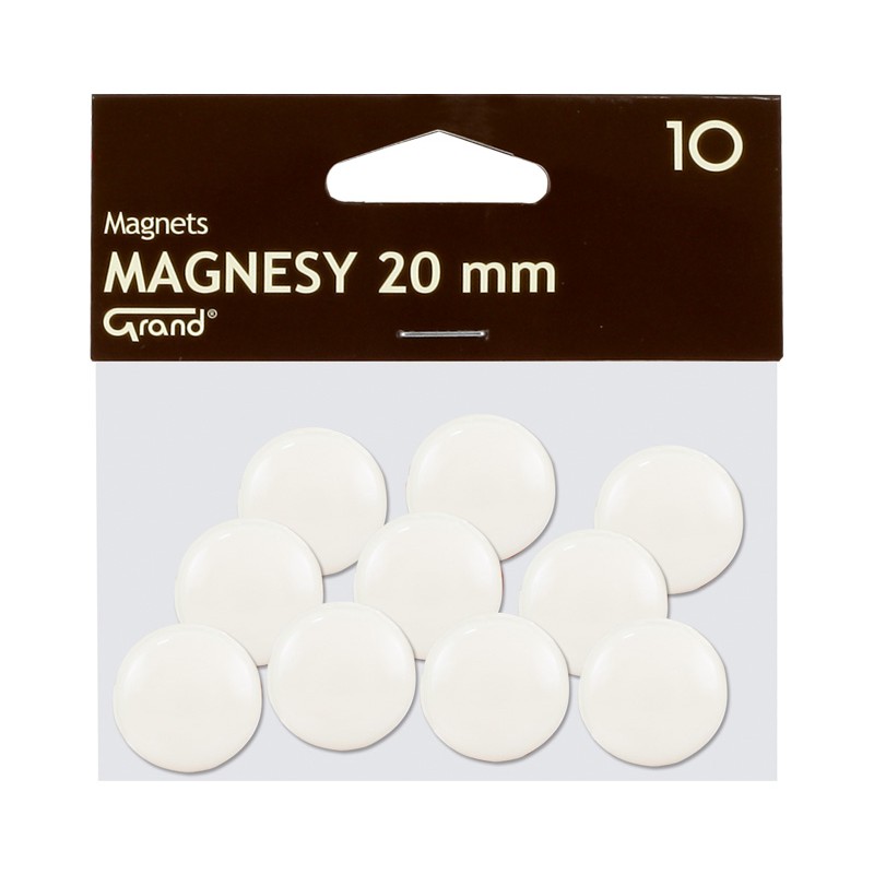 Magnes 20mm GRAND biały