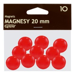 Magnes 20mm GRAND czerwony