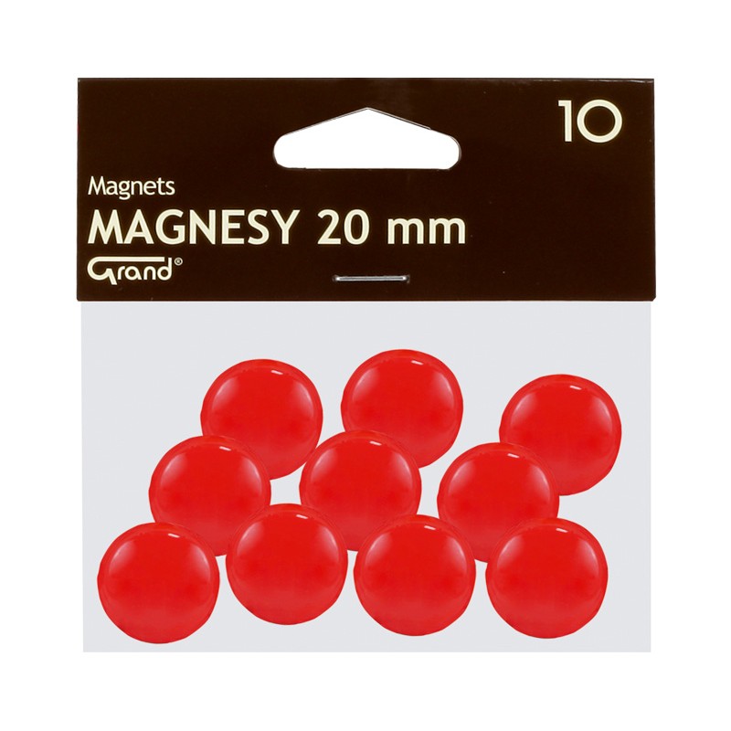 Magnes 20mm GRAND czerwony