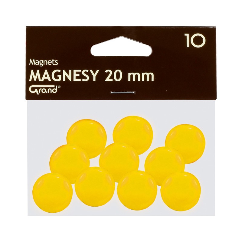 Magnes 20mm GRAND żółty