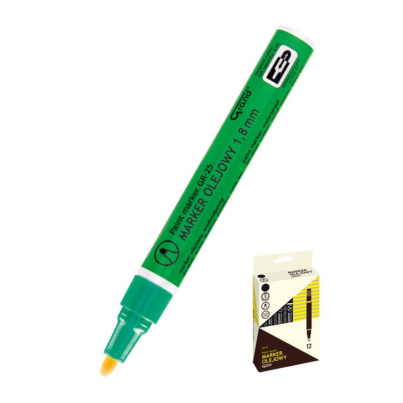 Marker olejowy GRAND GR-25 zielony