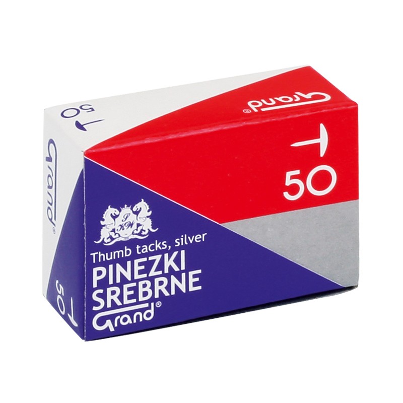 Pinezki GRAND S50 srebrne &8211 A&822110