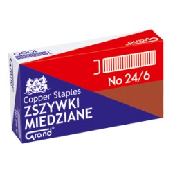 Zszywki MIEDŹ 24/6 GRAND &8211 A&822110