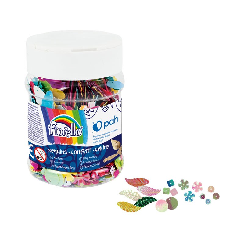 Cekiny confetti GR-C70-M mix Fiorello słoik 70g