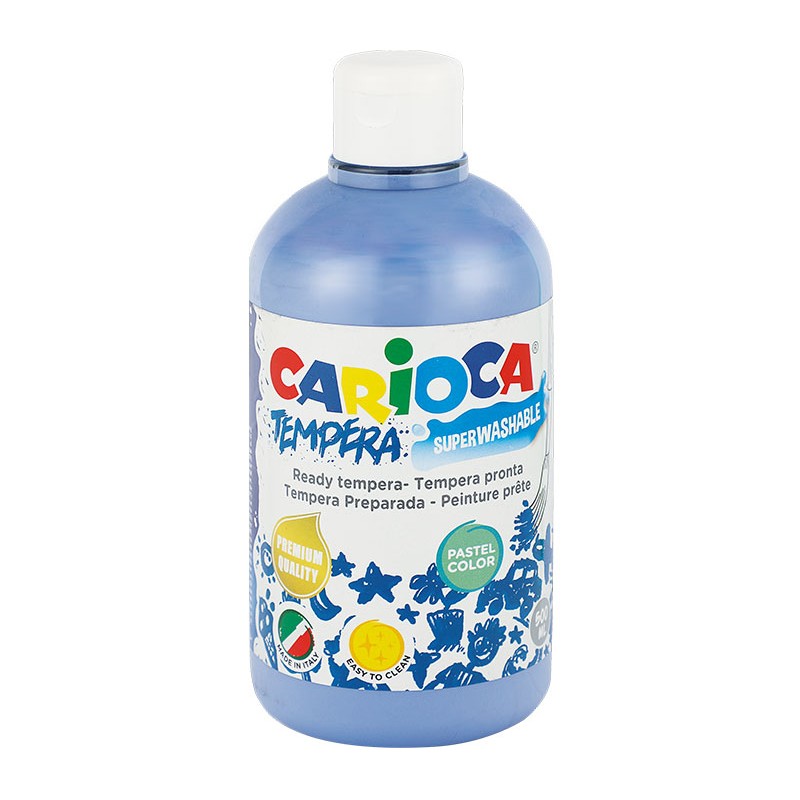 Farba Carioca tempera 500 ml (KO027/44) pastel niebieska