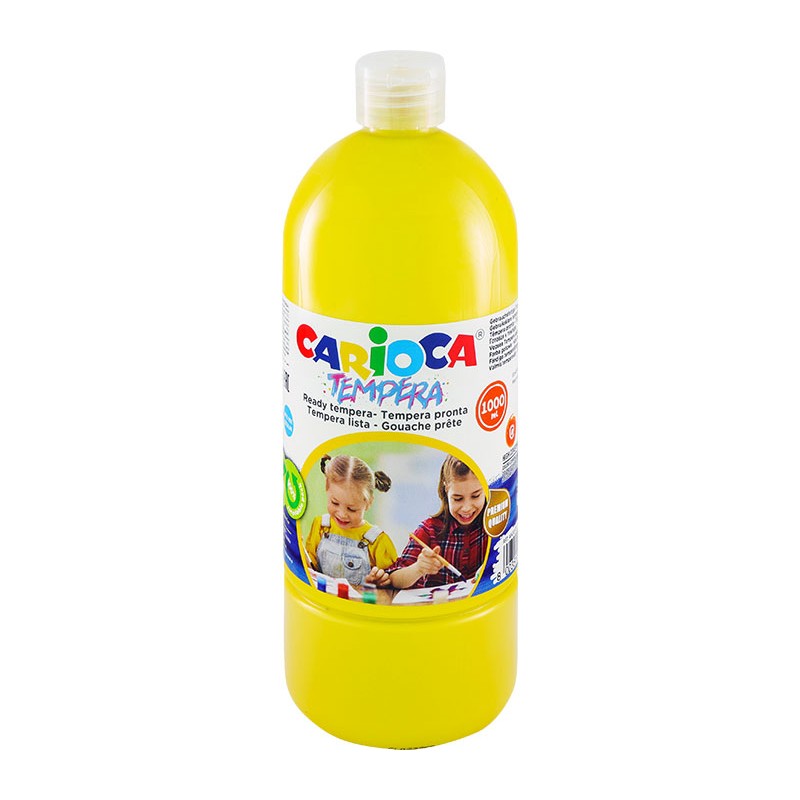 Farba Carioca tempera N 1000 ml (40430/03) żółta