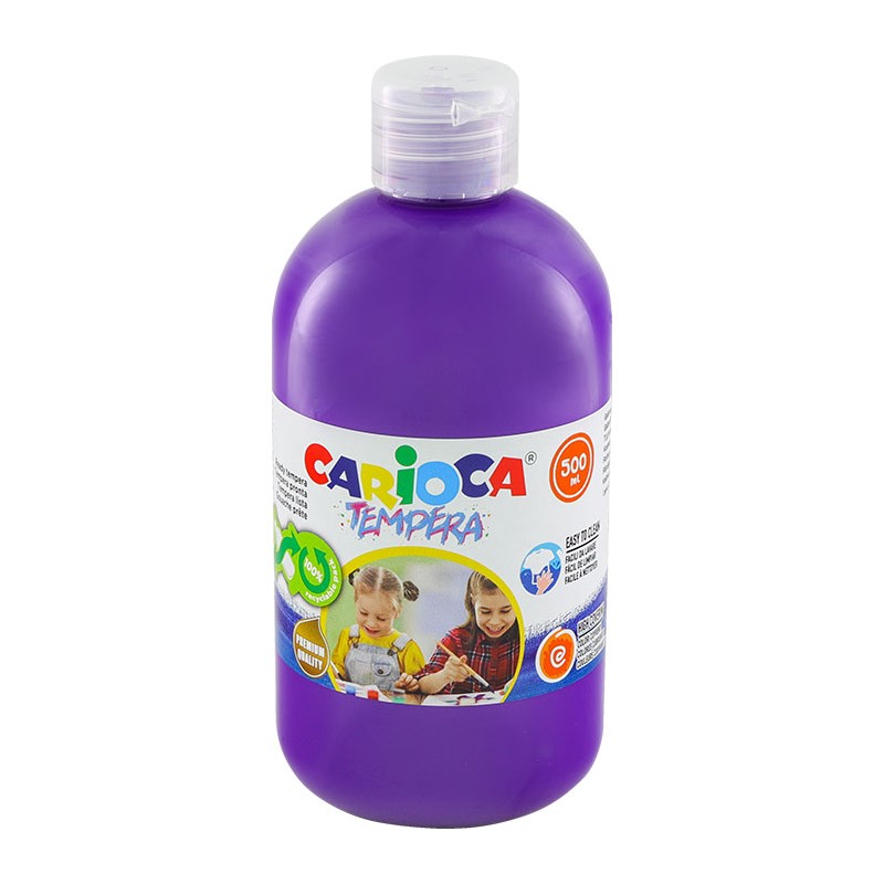 Farba Carioca tempera N 500 ml (40427/18) fioletowa