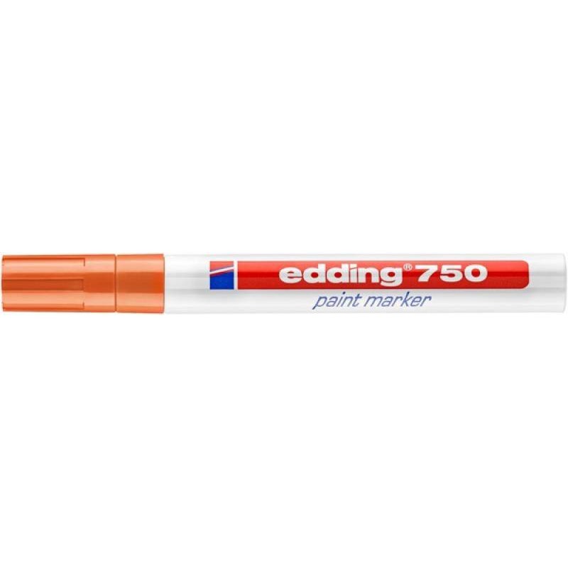 Marker olejowy EDDING 750 pomarańczowy 2-4mm