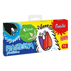 Plastelina Fiorello 170-2637 12kol 12*16g