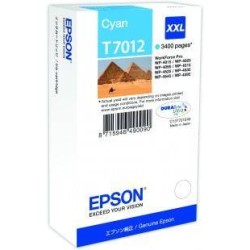 Tusz oryginalny EPSON T7012 C13T70124010 Cyan  3400 stron