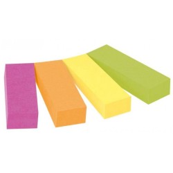 Zakładki indeksujące papierowe 12,7x44,4mm, 4x 3M POST-IT®  670-4CA-EU mix kolorów 4*50szt