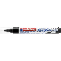 Marker akrylowy  EDDING 5100 matowy czarny 2-3 mm