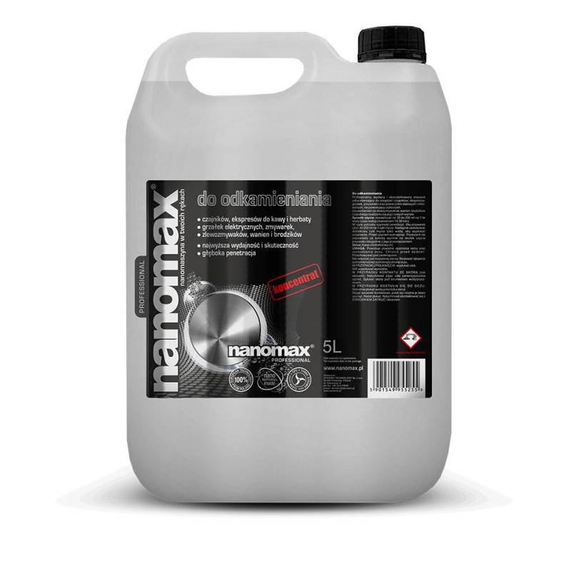 Odkamieniacz NANOMAX PROFESSIONAL koncentrat 5l