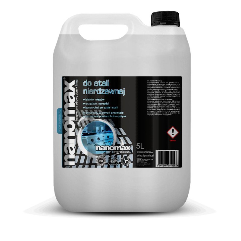 Preparat do stali nierdzewnej NANOMAX PROFESSIONAL 5l