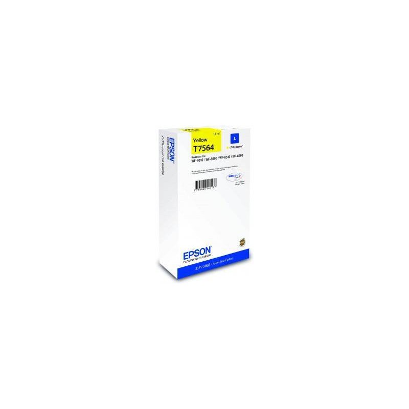 Tusz oryginalny EPSON T756440 C13T756440 Yellow  14 ml