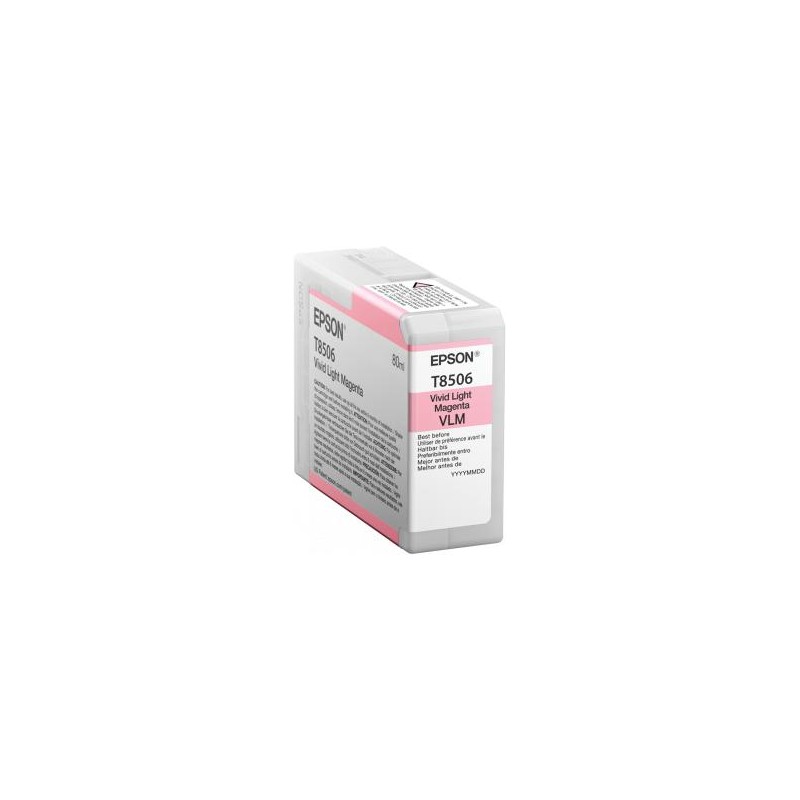 Tusz oryginalny EPSON T8506 C13T850600 Light Magenta 80 ml