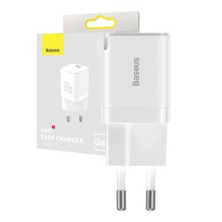 Ładowarka sieciowa Baseus GaN3 USB-C 30W (biała)