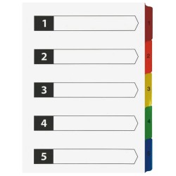 PRZEKŁADKI D.RECT LAMINOWANE 1-5 PL5