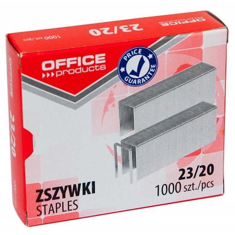 Zszywki OFFICE PRODUCTS 23/20 1000szt.