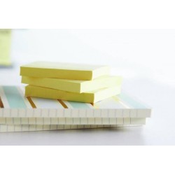 Karteczki samoprzylepne  76x76mm 3M POST-IT®  654 żółte 100 kart