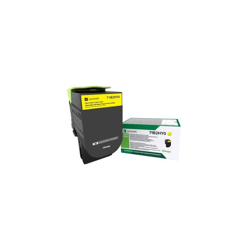 Toner oryginalny LEXMARK 71B2HY0 Yellow 3500 stron