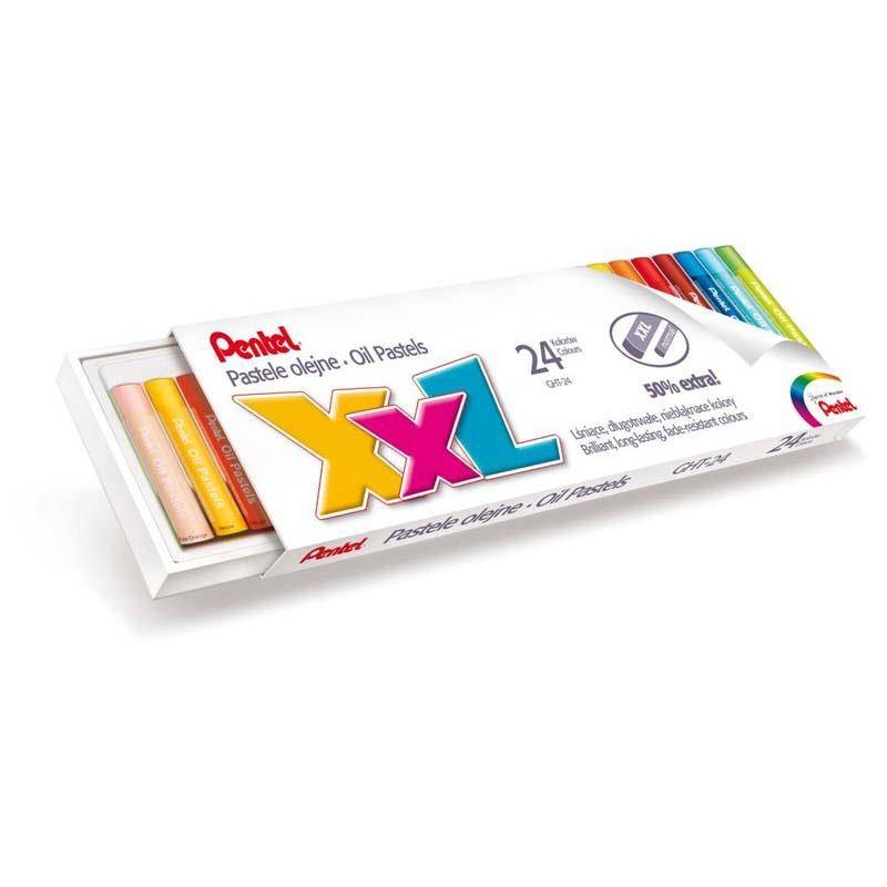 Pastele olejowe PENTEL GTH-24 N mix*24