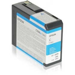 Tusz oryginalny EPSON T5802 C13T580200 Cyan  80 ml