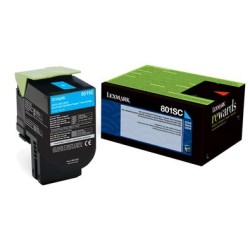 Toner oryginalny LEXMARK 80C2SC0 Cyan 2000 stron