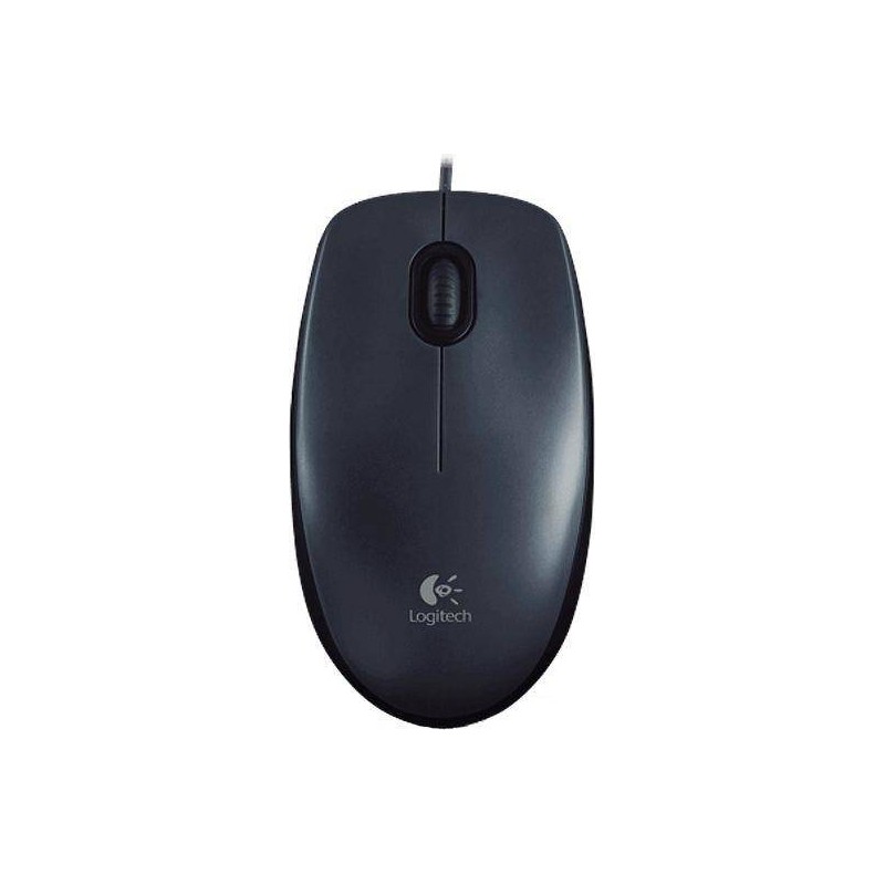 Mysz optyczna przewodowa M100 LOGITECH 910-005003 czarna 1000 dpi