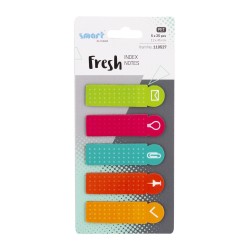 ZAKŁADKI INDEKSUJĄCE SMART PET FRESH 12x45mm 5x25szt INFO