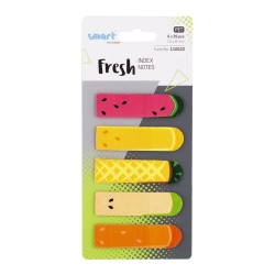 ZAKŁADKI INDEKSUJĄCE SMART PET FRESH 12x45mm 5x25szt OWOCE