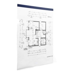 Listwy samoprzylepne 297x17mm DURABLE 470707 granatowe 5szt