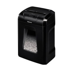 Niszczarka A4 Fellowes 12C 7120101 czarna 12krt ścinki 4x40mm 19 litrów