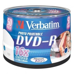 Płyta DVD-R 4,7GB 16x VERBATIM DataLife PLUS 43533 Cake 50 szt.