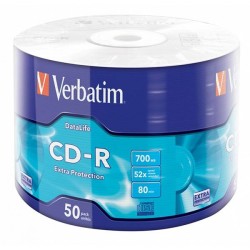 Płyta CD-R 700MB 52x VERBATIM DataLife 43787 Spindle 50 szt.