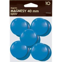 Magnesy 40mm Grand 130-1702 niebieske 10szt