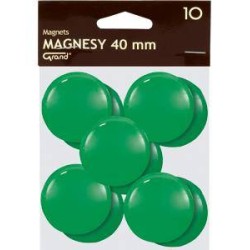 Magnesy 40mm Grand 130-1703 zielone 10szt