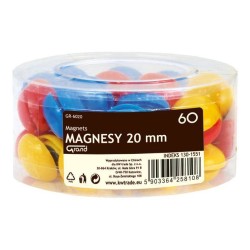 Magnesy 20mm Grand CM-205/GR-6020 130-1551 mix kolorów 60szt