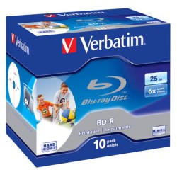 Płyta BD-R 25GB 6x VERBATIM 43713 Jewel 10 szt.