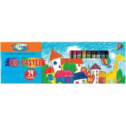 Pastele olejowe 60x7mm CENTRUM MAGIC VILLAGE 80591 mix*24 24szt