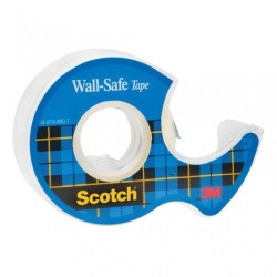 Taśma montażowa bezpieczna dla ścian 19mmx16.5m 3M SCOTCH® Wall-Safe bezbarwna