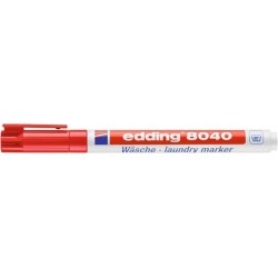 Marker do tkanin EDDING 8040 czerwony okrągła 1 mm